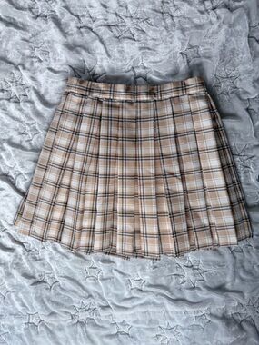 cali 1850 brown mini skirt